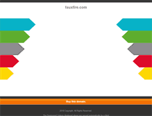 Tablet Screenshot of fauxfire.com